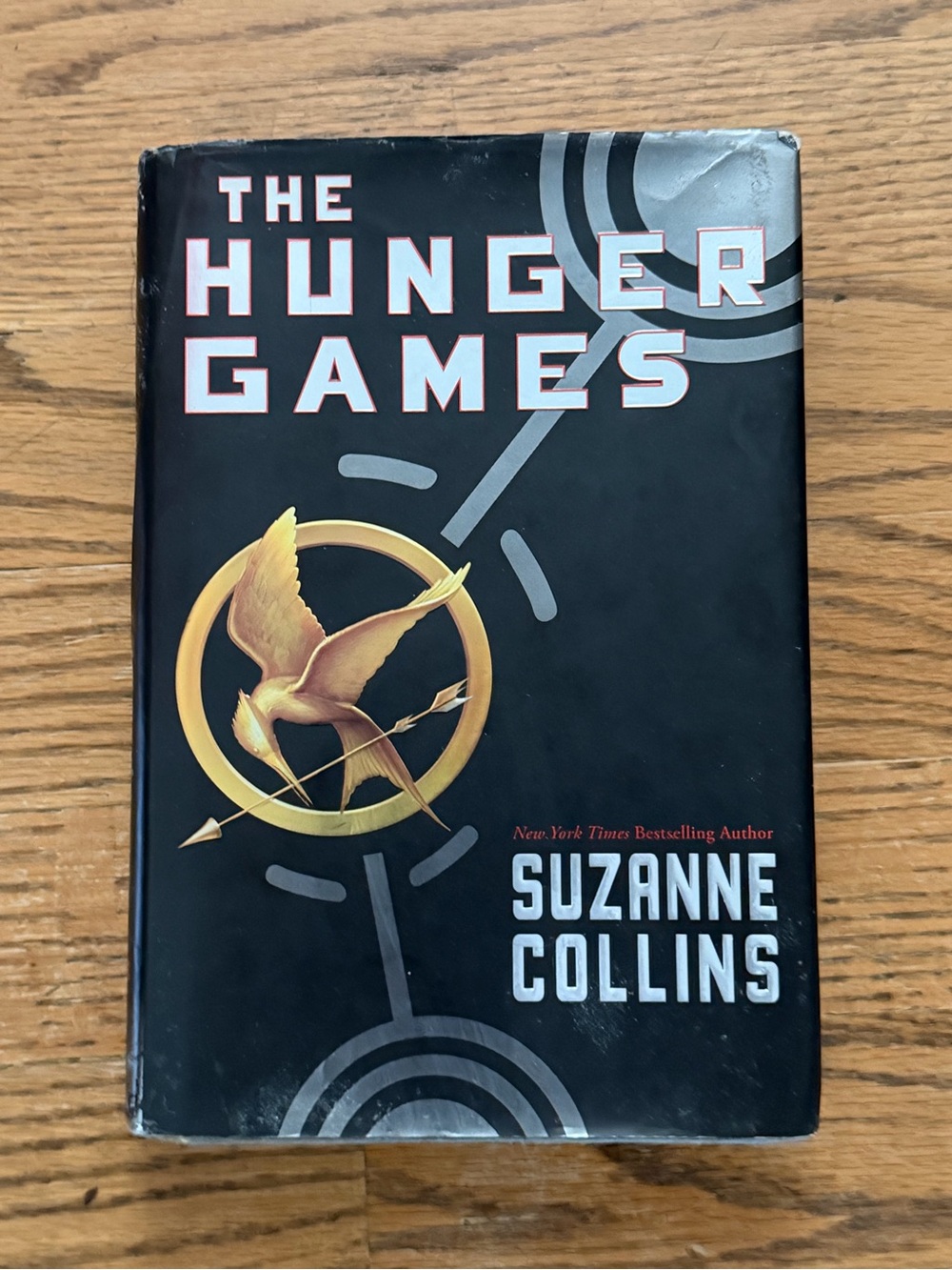 The Hunger Games Hardcover Book - Black with Red Text
